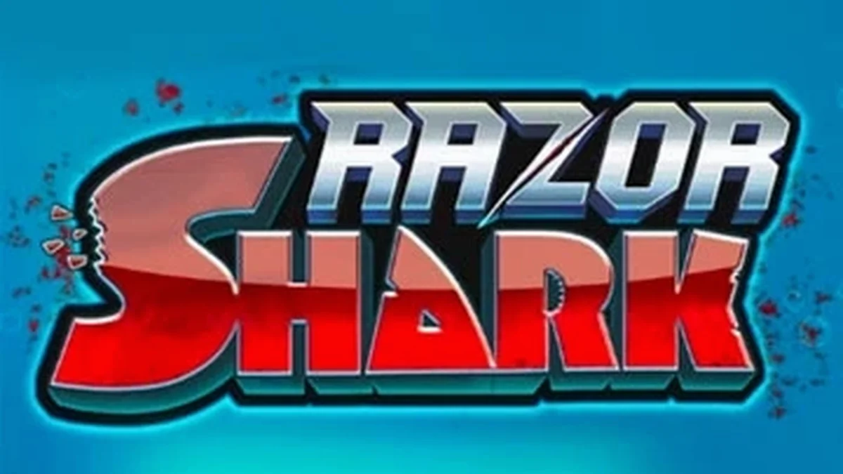 Ang visual na disenyo ng Razor Shark slot na nagpapakita ng mga pating at underwater theme.